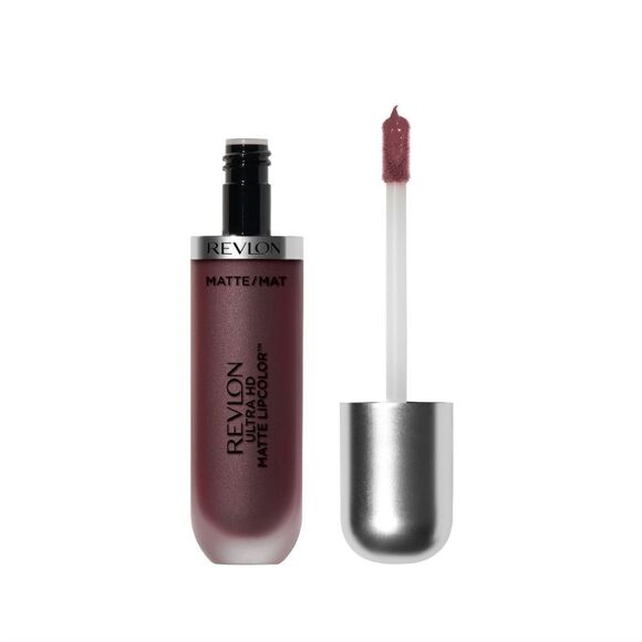 New Revlon Ultra HD Matte Lipcolor, Velvety Matte Liquid Lipstick - Infatuation - Picture 5 of 7